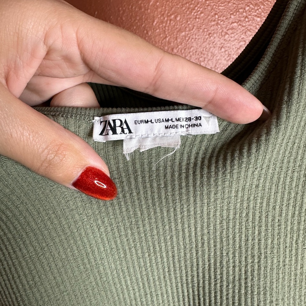 Zara Ribbed Body Suit - Picture 4 of 5